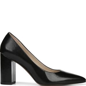 Frank Sarto Pointed Block Heel Pump